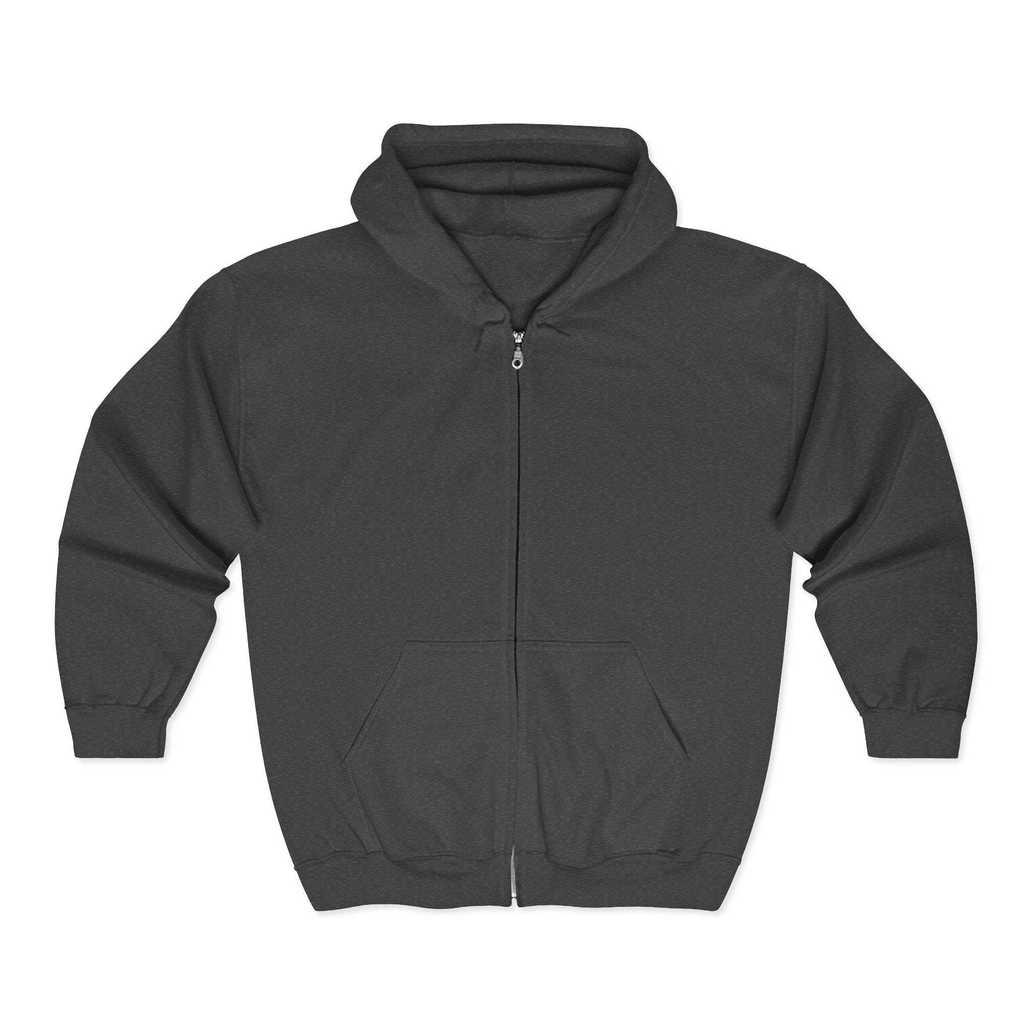 Full Zip Hooded Sweatshirt - Ultimate Comfort and Style for Casual Gatherings and Holidays Printify