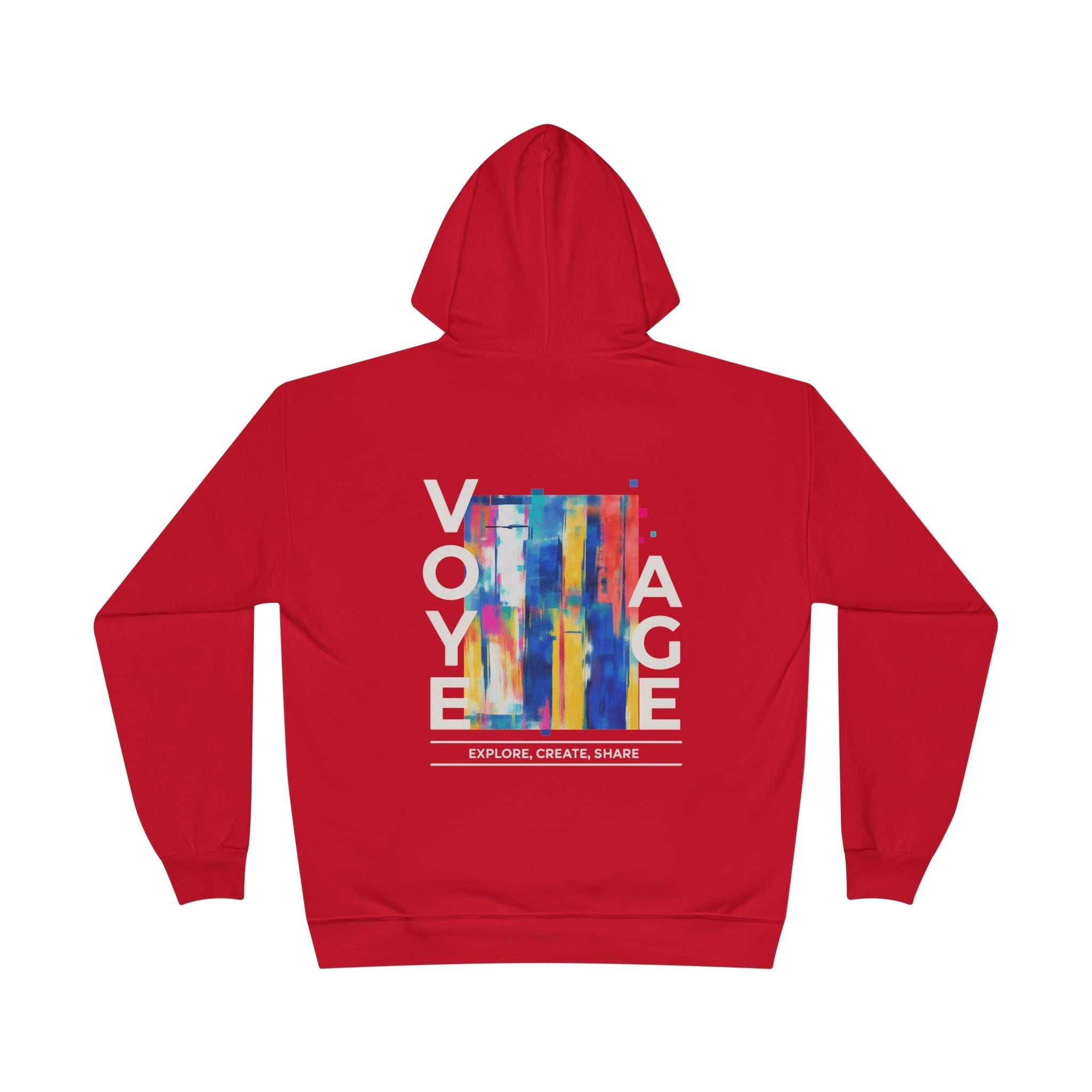 Eco-Friendly Pullover Hoodie - Modern Sustainable Design Printify