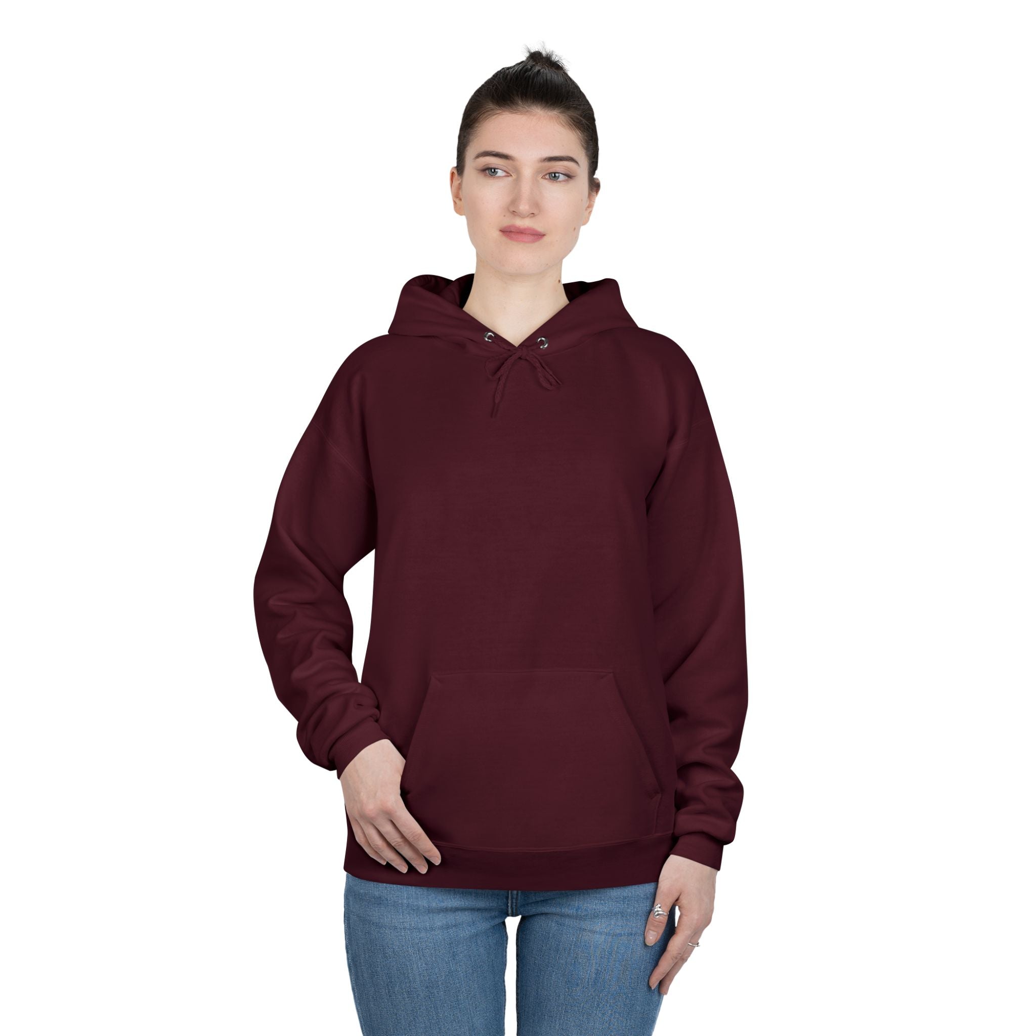 Eco-Friendly Pullover Hoodie - Modern Sustainable Design Printify