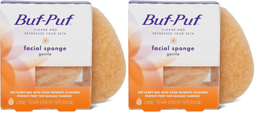 Buf-Puf Gentle Facial Sponge | Dermatologist Developed | Exfoliating | Reusable Quick Pick Grocers