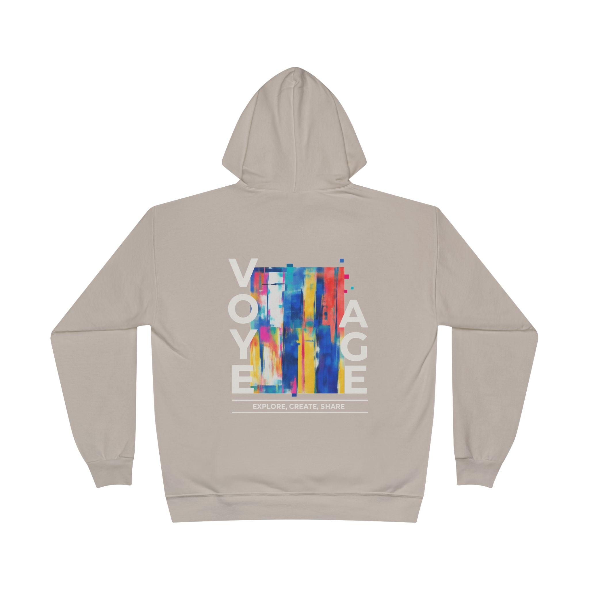 Eco-Friendly Pullover Hoodie - Modern Sustainable Design Printify