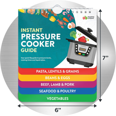 Magnetic Kitchen & Health Reference Cheat Sheet Booklet Quick Pick Grocers