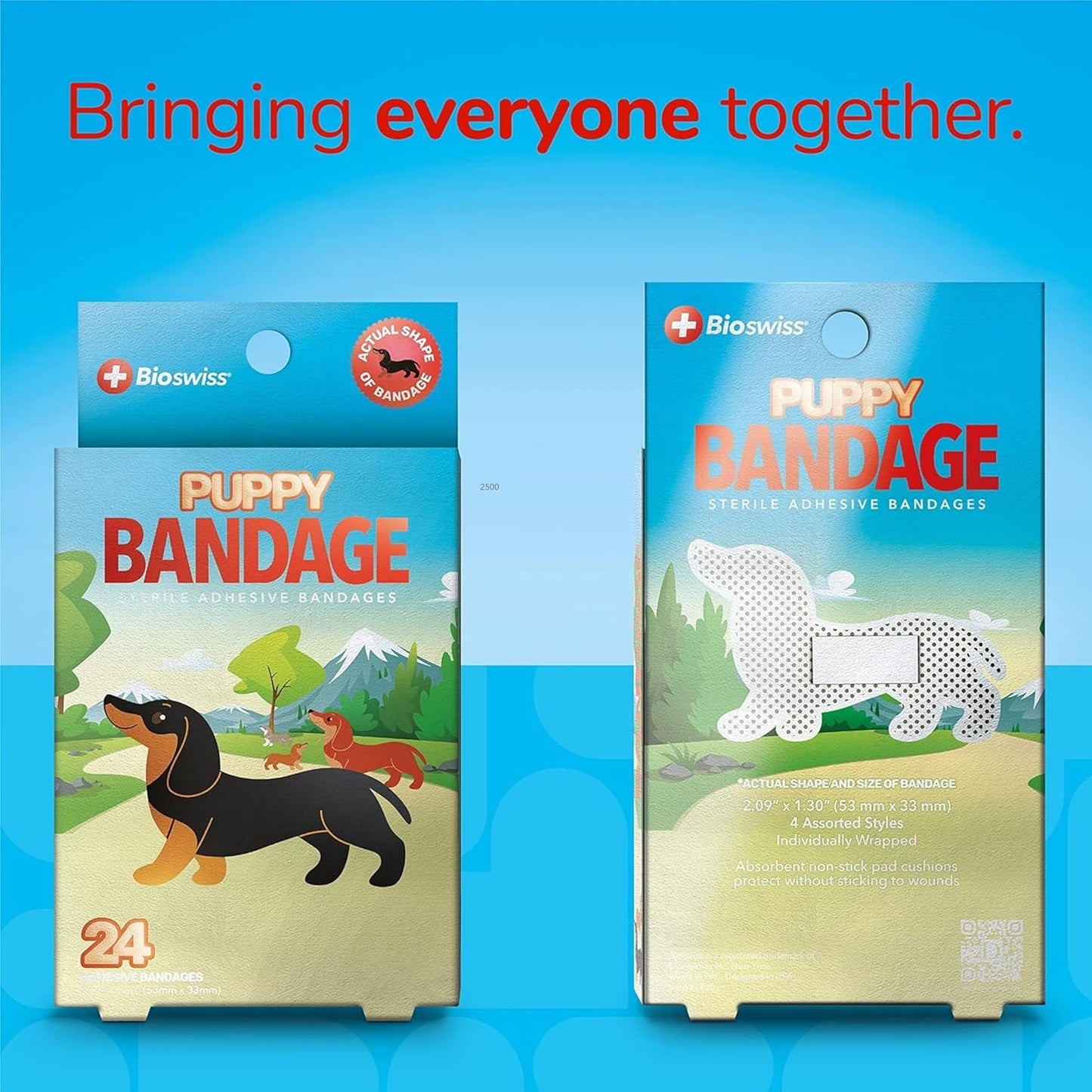 BioSwiss Bandages, Self Adhesive Bandage Set, Latex Free, Sterile Wound Care Quick Pick Grocers