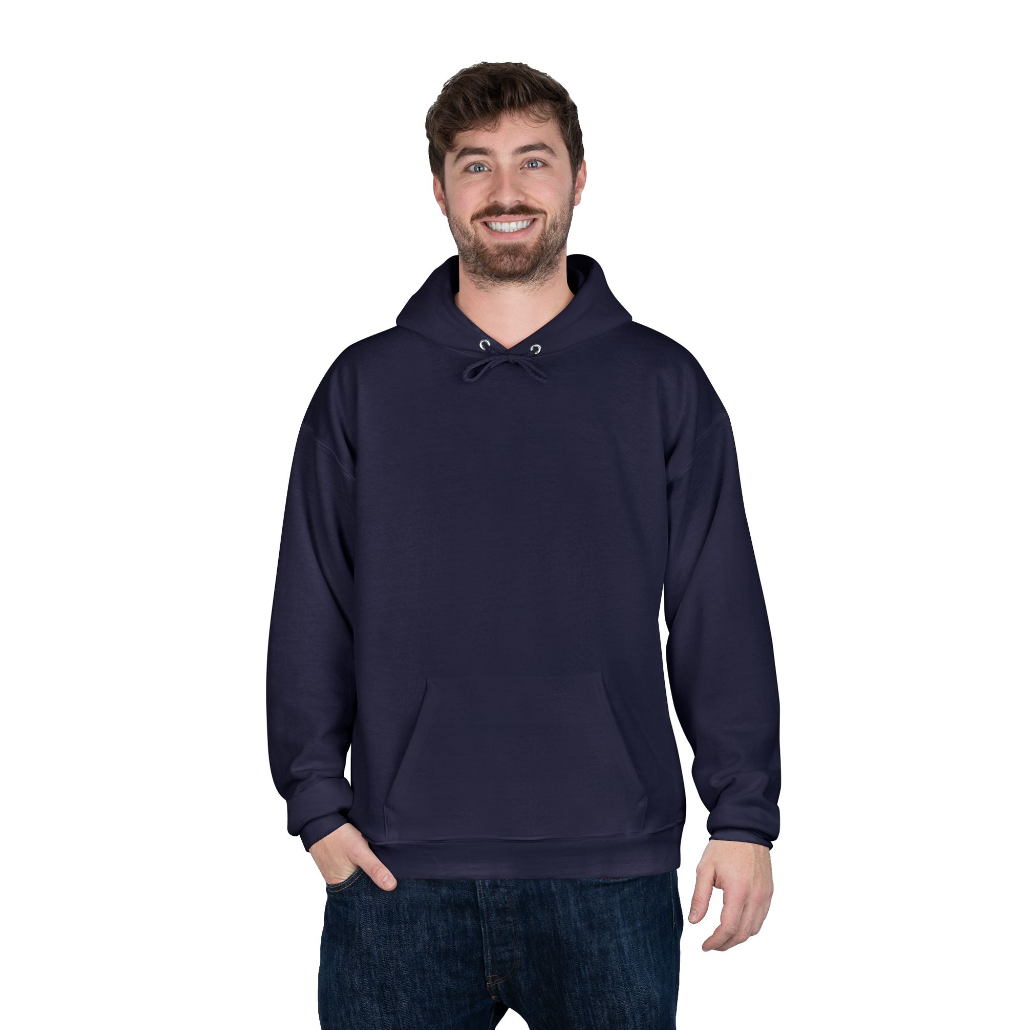 Eco-Friendly Pullover Hoodie - Modern Sustainable Design Printify