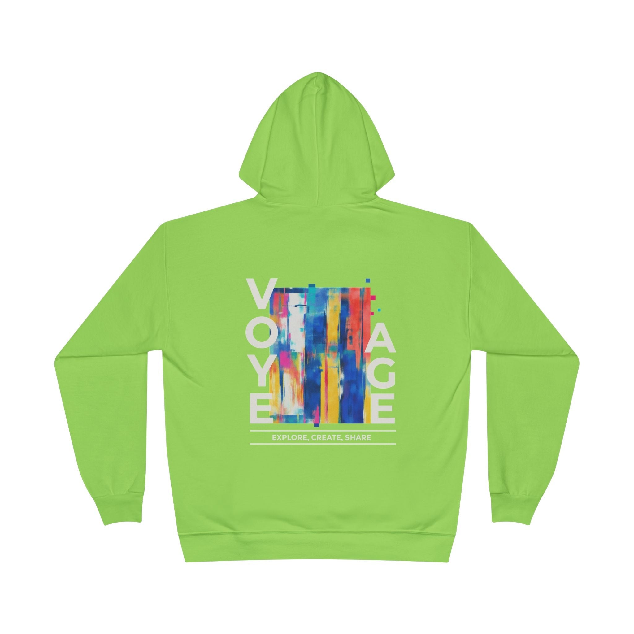 Eco-Friendly Pullover Hoodie - Modern Sustainable Design Printify