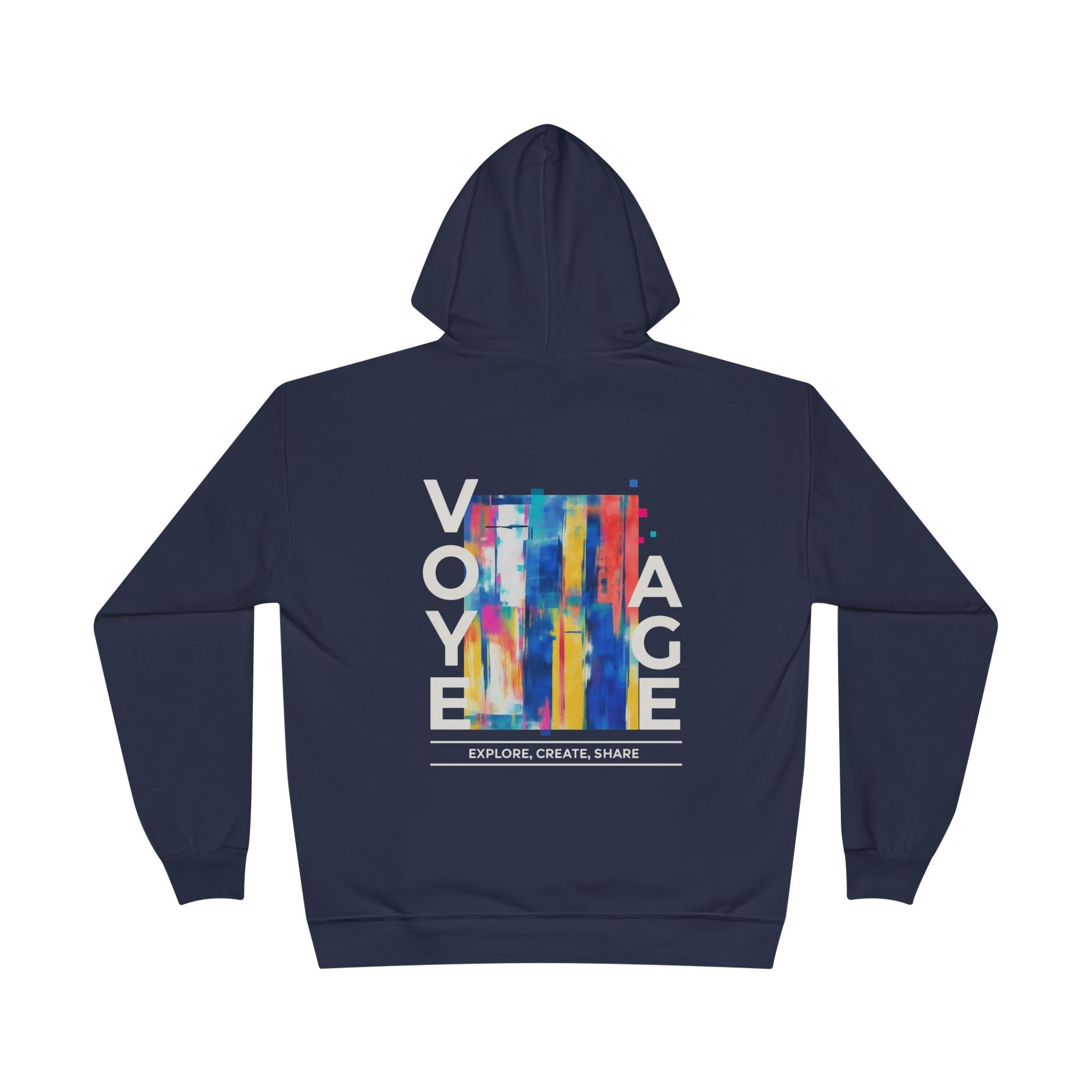 Eco-Friendly Pullover Hoodie - Modern Sustainable Design Printify