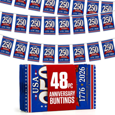 2026 World Cup Flag Bunting String, Double-Sided Polyester Rope 15m - Soccer tournament Bunting Banner for Party Decorations for Tournaments, Garden Streets & Pub Bar Quick Pick Grocers