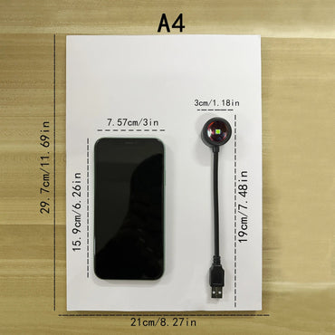 Rainbow projection lamp, USB decorative sunset atmosphere lamp, multi-angle rotatable, suitable for home living room and bedroom Quick Pick Grocers