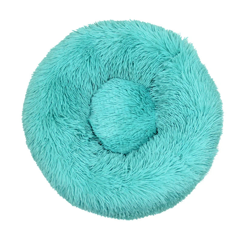 Donut Mand Dog Accessories for Large Dogs Cat's House Plush Pet Bed for Dog XXL Round Mat For Small Medium Animal Calming 100CM Quick Pick Grocers