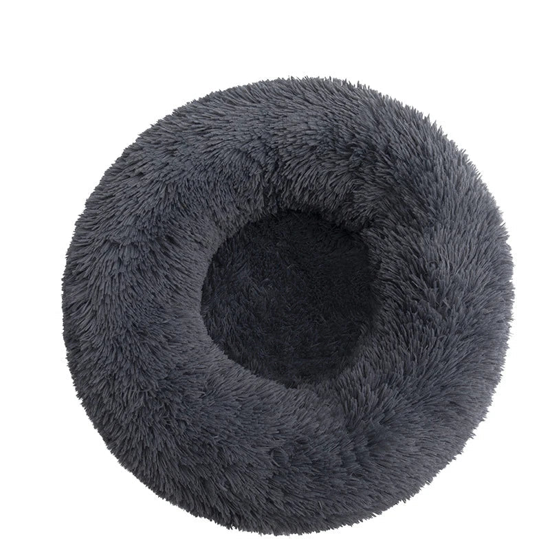 Donut Mand Dog Accessories for Large Dogs Cat's House Plush Pet Bed for Dog XXL Round Mat For Small Medium Animal Calming 100CM Quick Pick Grocers