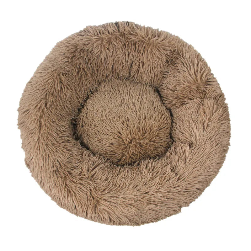 Donut Mand Dog Accessories for Large Dogs Cat's House Plush Pet Bed for Dog XXL Round Mat For Small Medium Animal Calming 100CM Quick Pick Grocers