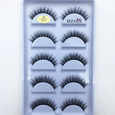 33 Style 10/50/100 Boxes 5 Pairs Natural 3D Mink False Eyelashes Makeup Fake Eye Lashes Faux Cils Make Up Beauty Tools Wholesale Purest Peak