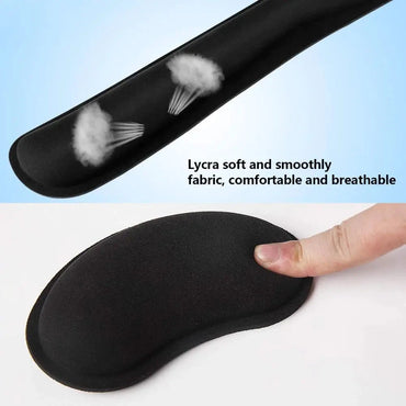 RAKOON Mouse Pad with Wrist Rest Non-Slip Base Wrist Rest Pad Ergonomic Mousepad for Typist Office Gaming PC Laptop Econic Blanks