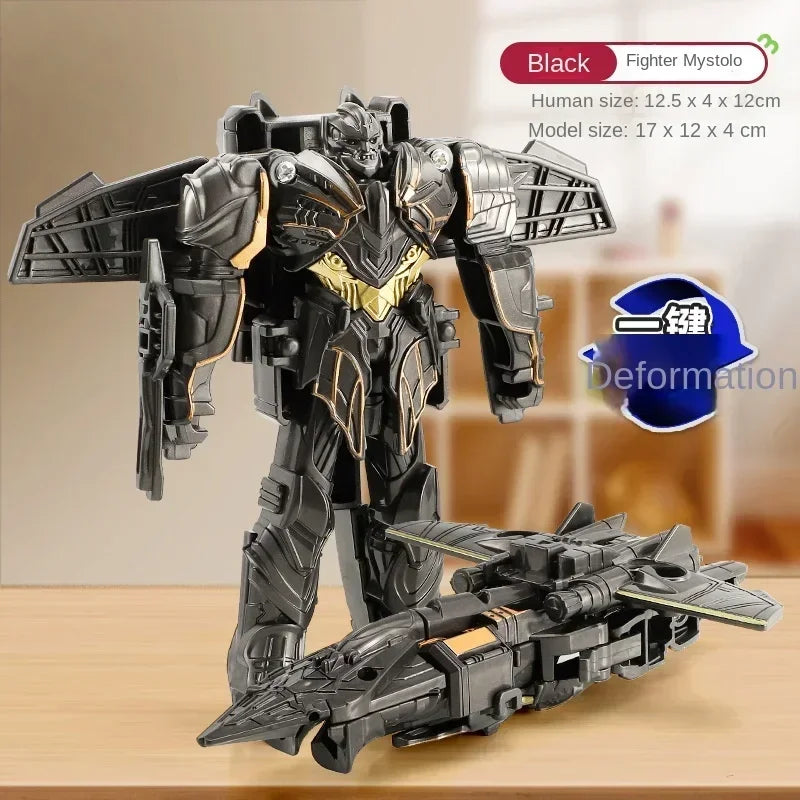Transformation Car Anime Robot Model One Step Deformation Robot Toy Kid Puzzle Toy Deformation Car Action Figure Model Quick Pick Grocers