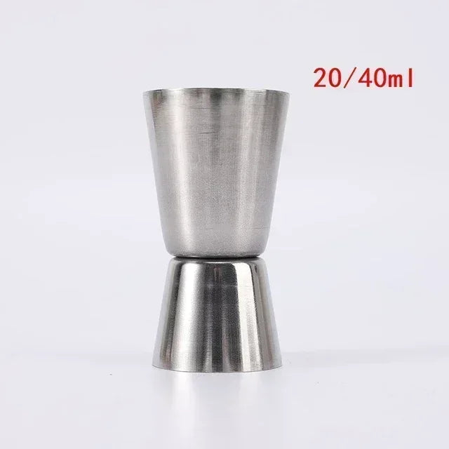 Double Side Measuring Cup Cocktail Drink Wine Shaker Stainless Mojito Bar Accessories kitchen gadget Bar Tools cocktail shaker Quick Pick Grocers