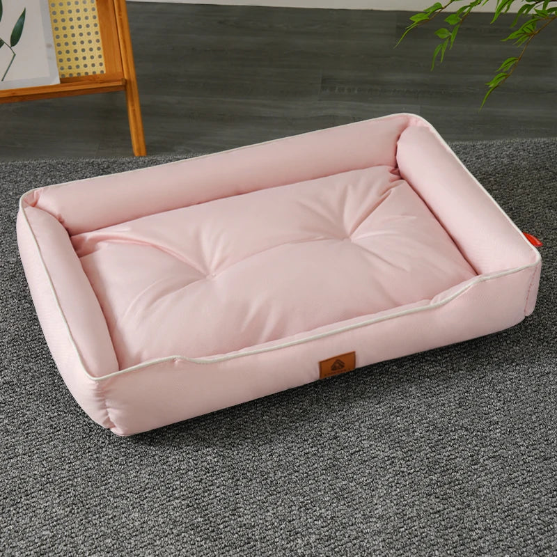 Waterproof Dog Bed 600D Oxford Pet Dogs Beds for All Seasons Thickened PP Cotton Filling Bite-resistant Pet Mat Dog Accessories Quick Pick Grocers