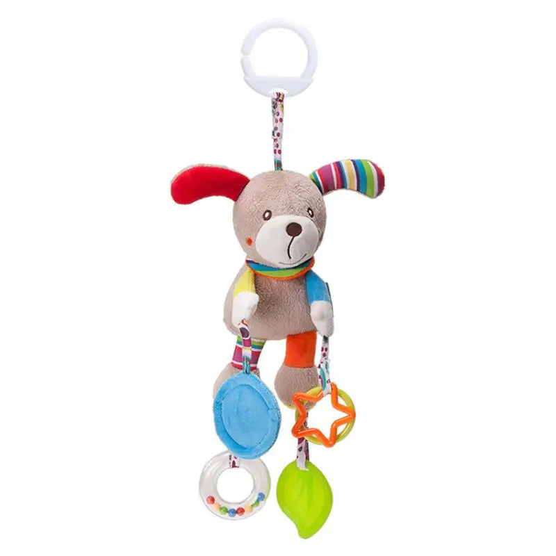 Soft Infant Crib Bed Stroller Mobile Hanging Rattle Baby Educational Toys Brain Developmental Hand Grip Cute Stuffed Animal Toys Purest Peak