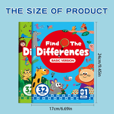Hidden Differences Activity Book, Featuring 32 Interactive Observation Games and Memory Exercises | Attention and Concentration Training | Visual Perception Skills, Focused Attention Games with Numbered Pages | Find the Quick Pick Grocers