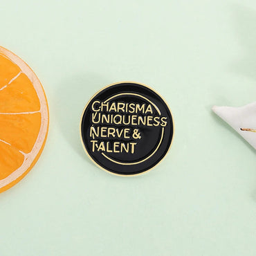 Funny Quote Enamel Pins Positive Saying Pop Music Rock Band LGBT Rainbow Brooches Lapel Badge Funny Jewelry Gifts for Friends Quick Pick Grocers