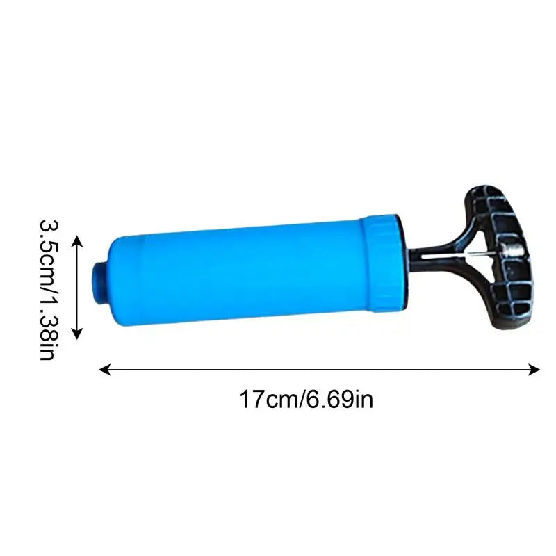 Air Pump Portable Sports Ball Hand Pump Manual Air Pump Fashionable Hand Air Pump with Needle for Volleyball Soccer Basketball Quick Pick Grocers