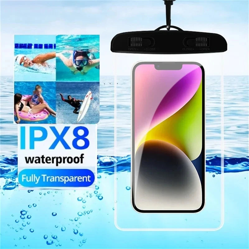 IP68 PVC waterproof phone case swimming water proof bag universal underwater phone protector pouch cover for iPhone 15 14 13 Pr Quick Pick Grocers