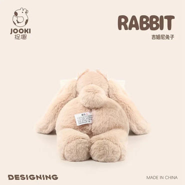 35cm New Simulated Shy Rabbit Doll Stuffed Plush Toy Cartoon Anime Cute Pillow Pillow Pillow Children's Birthday Gift Fun Doll Econic Blanks