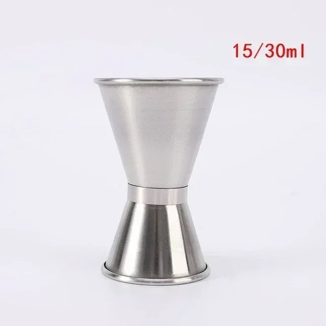 Double Side Measuring Cup Cocktail Drink Wine Shaker Stainless Mojito Bar Accessories kitchen gadget Bar Tools cocktail shaker Quick Pick Grocers