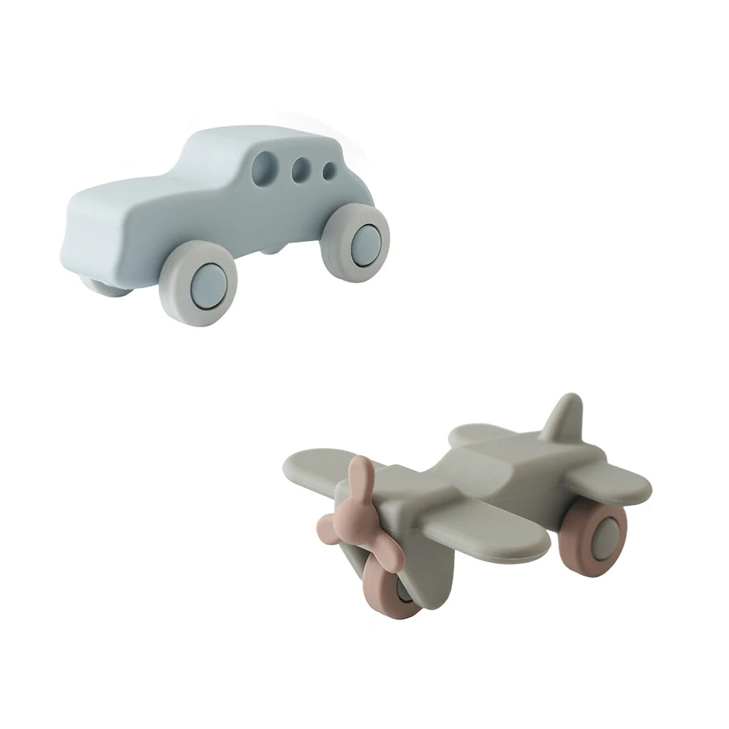 Baby Silicone Car Toys Montessori Baby Things Silicone Baby Teether Toy Car 0 12 Months Newborn Educational Toy Silicone Blocks Purest Peak
