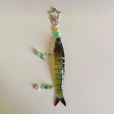 Handmade Fish Keychain, Gift For Fishing Enthusiasts Econic Blanks