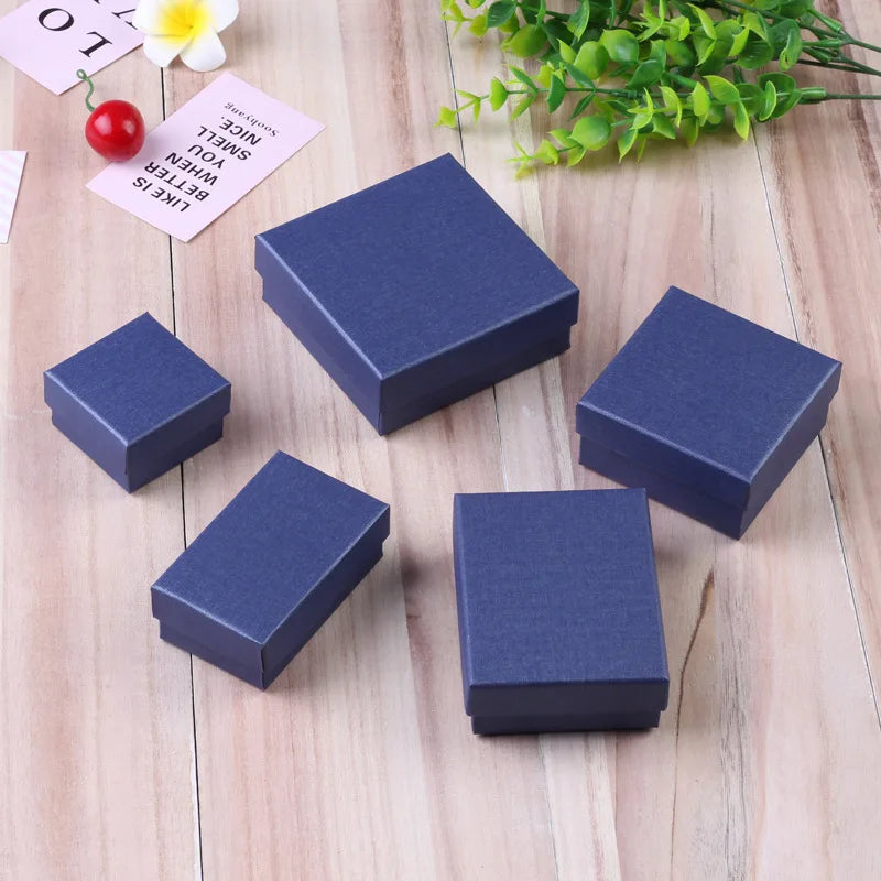 12pack White Simple Luxury Box Dark Green Paper Jewellry Rings Earrings Bracelet Necklace Display Case Jewelry Organizer Boxes Purest Peak