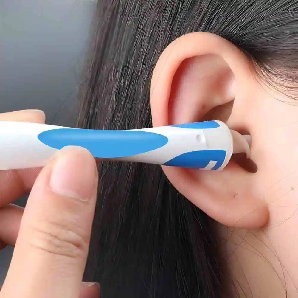 Ear Wax Remover Tool Ear Cleaner With Soft Silicone 16 Replacement Tips Simply To Grab Extract Earwax Econic Blanks