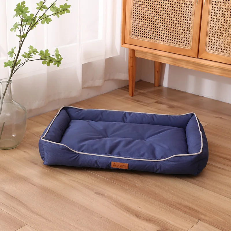Waterproof Dog Bed 600D Oxford Pet Dogs Beds for All Seasons Thickened PP Cotton Filling Bite-resistant Pet Mat Dog Accessories Quick Pick Grocers