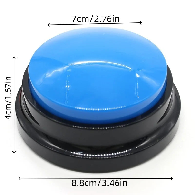 Dog Toys Funny Dog Recordable Pet Toys Travel Talking Pet Starters Pet Speaking Buttons Portable Cute Pet Supplies Econic Blanks