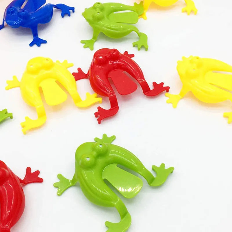 10-20Pcs Jumping Frog Bounce Fidget Toys For Kids Novelty Assorted Stress Reliever Toys For Children Birthday Gift Party Favor Econic Blanks
