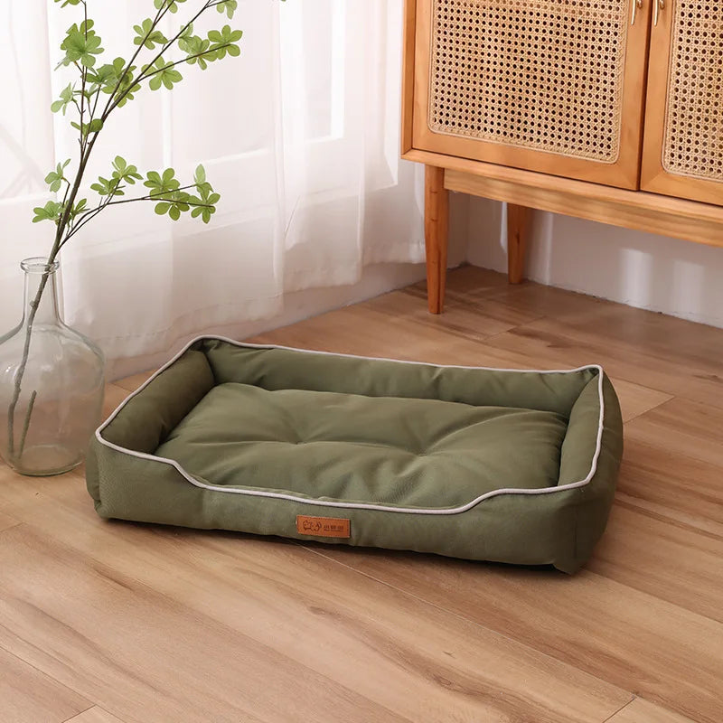 Waterproof Dog Bed 600D Oxford Pet Dogs Beds for All Seasons Thickened PP Cotton Filling Bite-resistant Pet Mat Dog Accessories Quick Pick Grocers