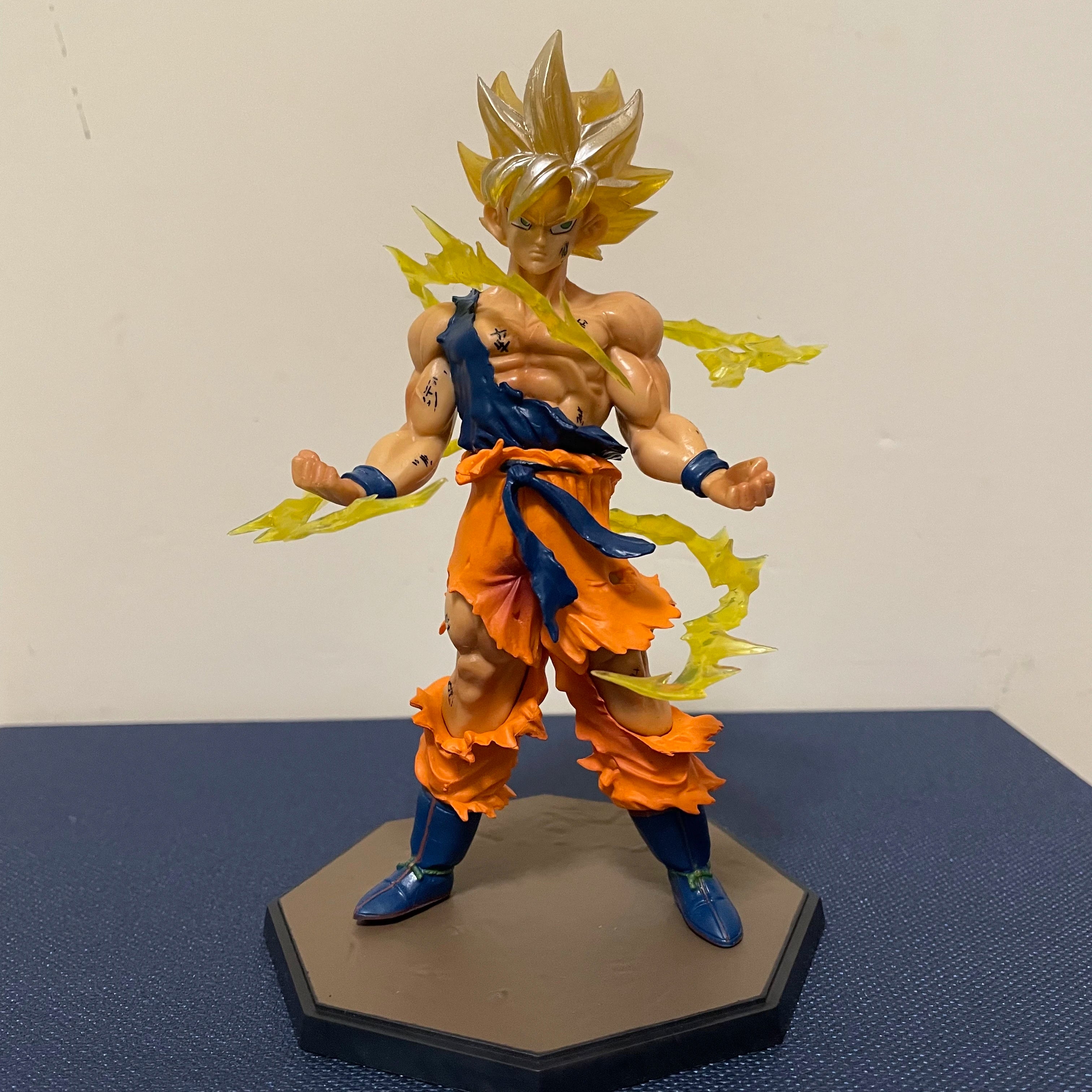 Hot Dragon Ball Son Goku Super Saiyan Anime Figure 16cm Goku DBZ Action Figure Model Gifts Collectible Figurines for Kids Quick Pick Grocers