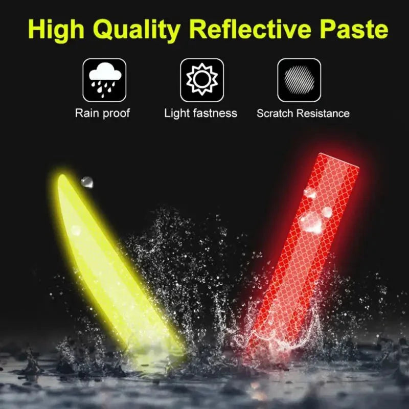 1 Set Reflective Warning Safety Tape – Car Trunk Anti-Collision Strips for Vehicle Protection Econic Blanks