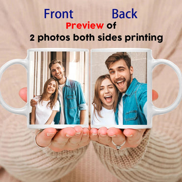 Personalised Your Photo Mug, Custom NAME IMAGE Cup,Customize Coffee Mugs, Tea Cups, Mothers' day, Fathers' day Wedding Gift Quick Pick Grocers