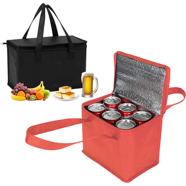 Portable Lunch Cooler Bag Folding Insulation Picnic Ice Pack Food Thermal Bag Drink Carrier Insulated Bags Food Delivery Bag