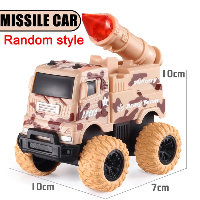 Pull Back Toy Car Inertial Rotation Car Four-wheel Drive Off-road Vehicle SUV Racing Power Car Children's Toy CarGift Quick Pick Grocers