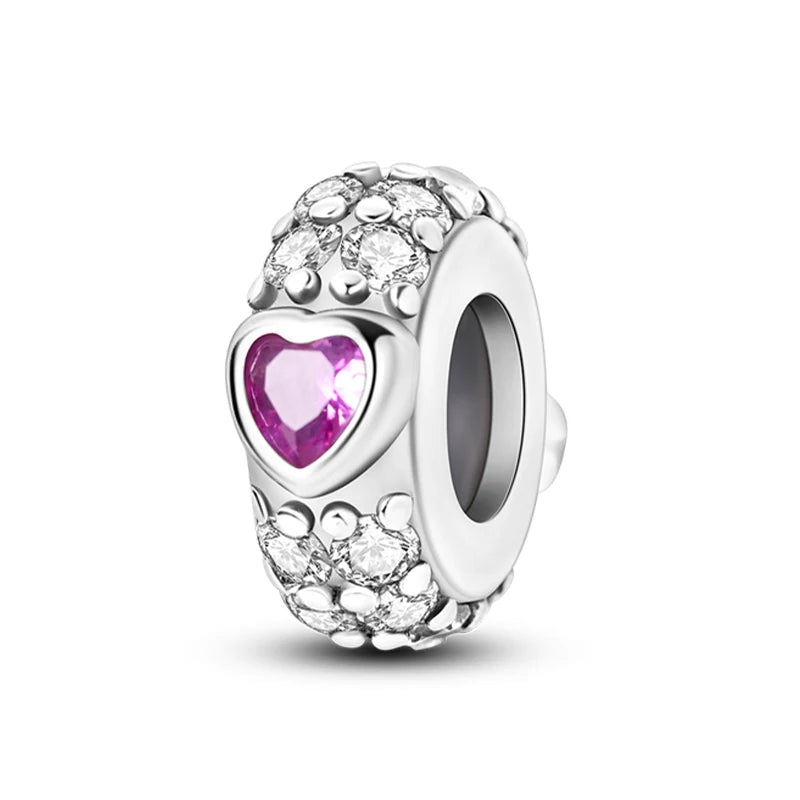 100% 925 Sterling Silver Rainbow Zircon Colorful Butterfly Dragon Shaped Silicone Stopper Charms Beads Fit DIY Bracelets Jewelry Econic Blanks