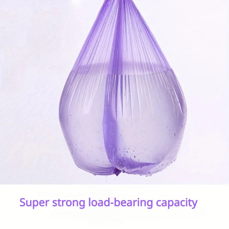 100PCS Mixed Color Thicken Disposable Garbage Bags Kitchen Storage Trash Can Liner Bags Protect Privacy Plastic Waste Bag Econic Blanks