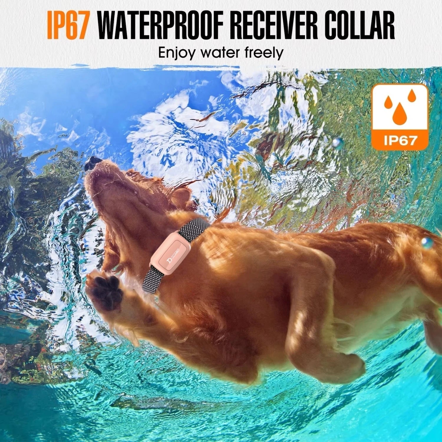 Electric Dog Training Collar Waterproof Dog Bark Collar Pet With Remote Control Rechargeable Anti Barking Device All Size Dogs Econic Blanks