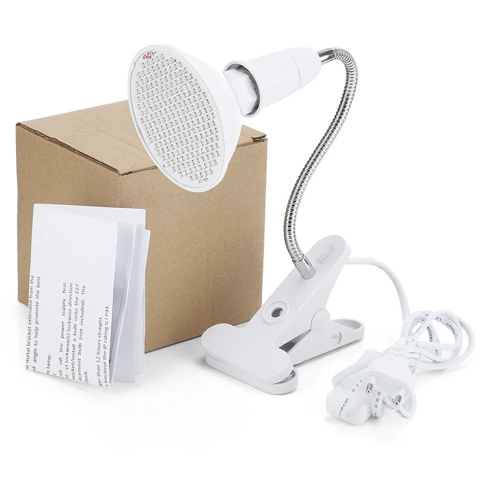 200 LEDs Infrared Light Therapy Lamp Skin Care Anti Aging 660nm 850nm Red Light Therapy for Full Body Facial Acne Treatment Spa Quick Pick Grocers