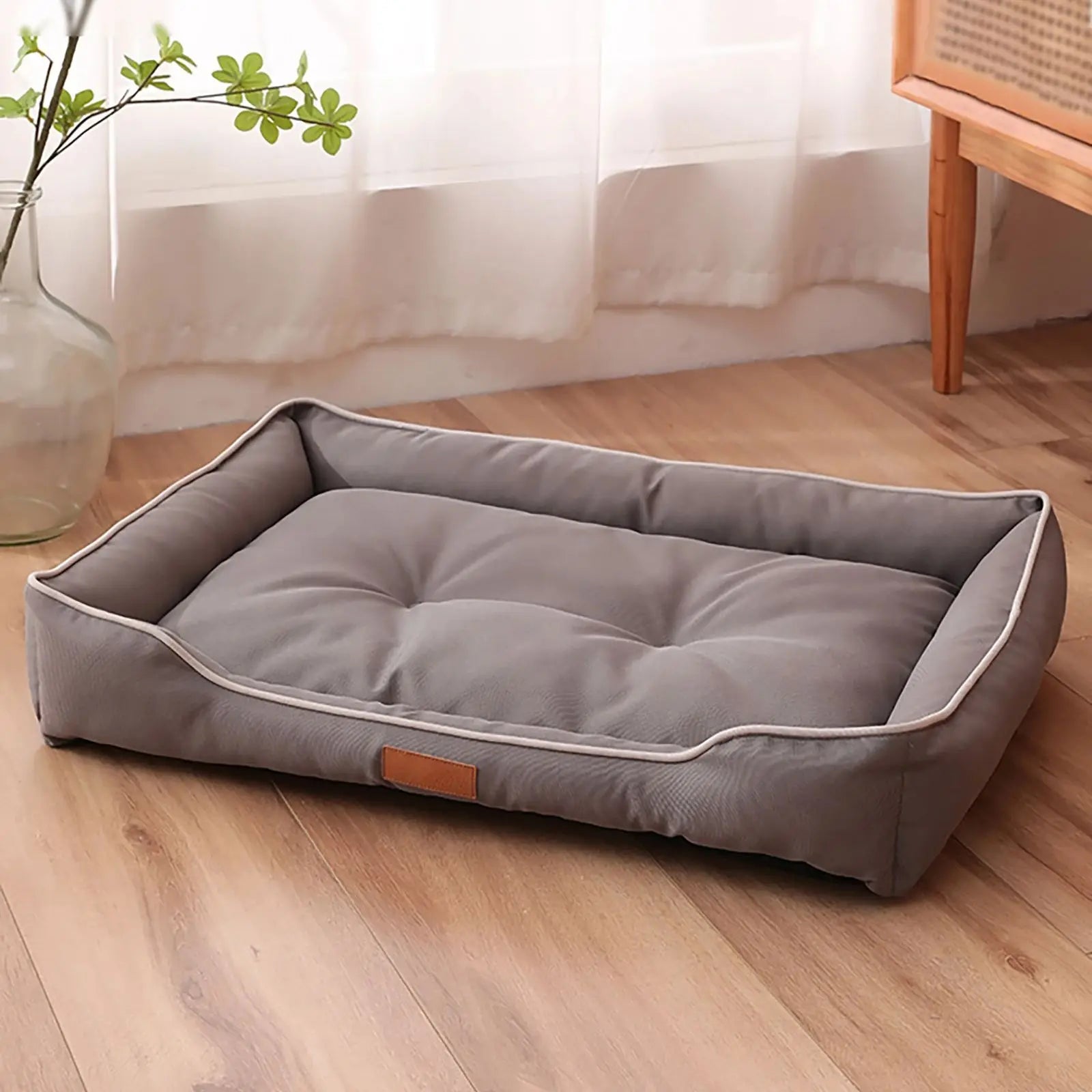 Waterproof Dog Bed 600D Oxford Pet Dogs Beds for All Seasons Thickened PP Cotton Filling Bite-resistant Pet Mat Dog Accessories Quick Pick Grocers