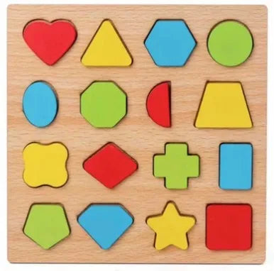 Baby Wooden Puzzles Montessori Toys 1 2 3 Years Toddler Toys Hand Grab Board Alphabet Number Cognition Learning Educational Toys Quick Pick Grocers