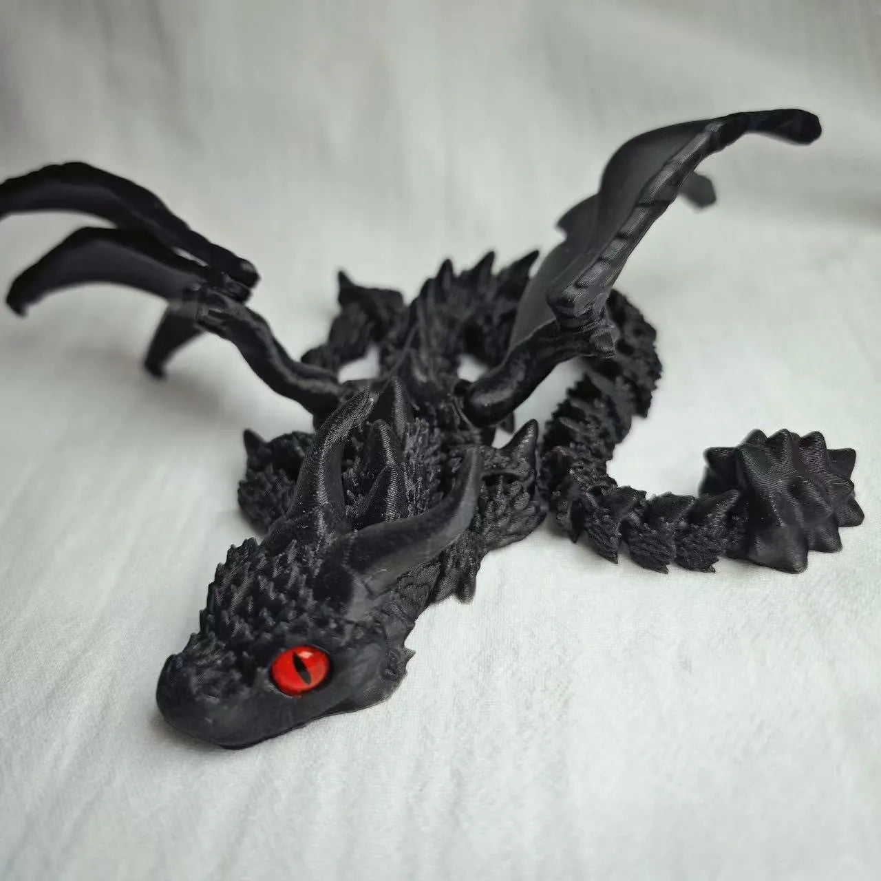 3D Printed Magic Dragon Movable Joint Fidget Toy Rotatable Articulated Office Desktop Ornament Adults Kid Toy Crafts Gift Quick Pick Grocers