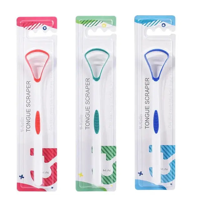 Y-Kelin Tongue Scraper Oral Cleaner Brush Fresh Breath Cleaning Coated Toothbrush Hygiene Care Tools Econic Blanks