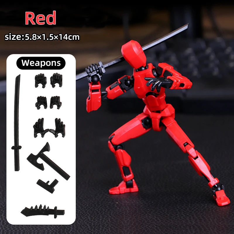 Multi-Jointed Movable Shapeshift Robot 3D Printed Mannequin Dummy 13 Action Figures Toys Kids Adults Parent-children Games gifts Quick Pick Grocers