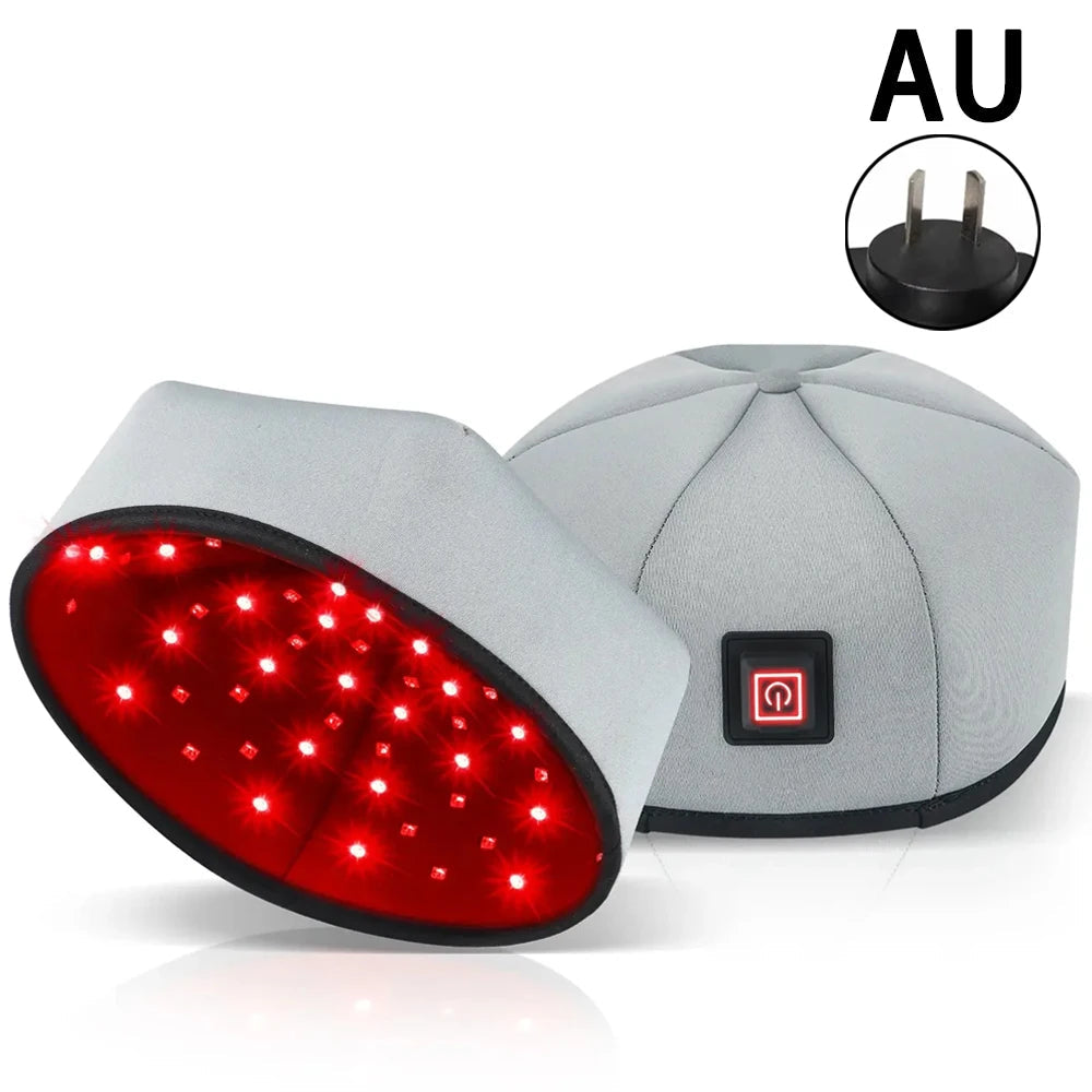 New Infrared LEDs 660nm&850nm Red Light Therapy Hair Growth Cap For Hair Regrowth Anti Hair Loss Relax Scalp Anti-inflammatory Quick Pick Grocers